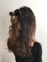 シエル ヘアーデザイン(Ciel Hairdesign)&nbsp;【Ciel】ハーフアップのおしゃれアレンジ