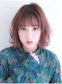 抜け感たっぷりのSカールボブ