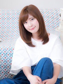 オーブ ヘアー シュマン 川口店(AUBE HAIR chemin by EEM) ☆斜めバングストレート☆