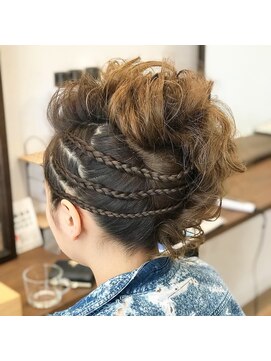 ヘアーデザイン シーベル(HAIR DESIGN SEA BELLE) 祭りヘアスタイル