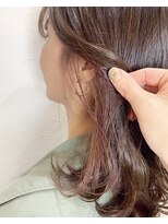 キャラ 池袋本店(CHARA) 大人女子ヘアインナーピンクベージュ【キャラ池袋/chara池袋】*