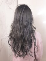 アヴァンス 広島本通店(AVANCE.)&nbsp;アッシュグレーカラー×スーパーロングスタイル