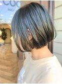 ディープシーグレージュ×前下がり♪