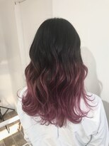 オーストヘアーフィガロ 本通り店(Aust hair Figaro) セミロング×グラデーションカラー