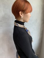 キチ(kichi.)&nbsp;[kichi.] オレンジカラー×マッシュショート