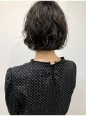 ボブ×パーマ