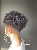 メンズ刈り上げツイストスパイラル