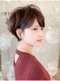 大人のくせ毛ショートボブ/表参道/30代40代50代
