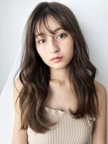 アイティーバイアルバム 松戸店(IT by ALBUM) ナチュラルウェーブ_ココアブラウンフリンジウェーブ_7905