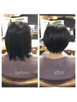 カミケン 方木田店(kamiken.)&nbsp;ナチュラル黒髪シンプル大人ショート【カミケン方木田店】