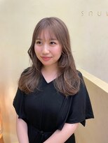 スニュウ(snuw)&nbsp;【 snuw mina 】ミルクティベージュカラー！伏見