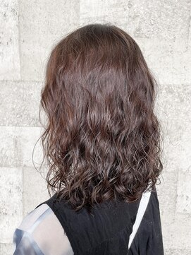 リサ グランシェ(RISA granche) ボブパーマ×ブラウンカラー