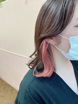 イルウィ(irwi)&nbsp;【デザインカラー】ピンクベージュインナーカラー