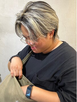 ロンドエニカ 大宮(Lond enika) 外国風コントラストハイライト×ウルフカット