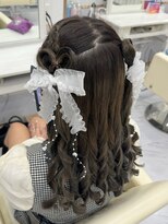 ヘアセットアリエス(aries)&nbsp;ハートハーフツイン