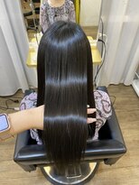 イオエ(ioe)&nbsp;黒髪/ボブルフ/ネビージュ/小顔/ワンレン/髪質改善/グレージュ