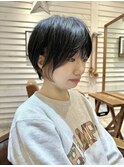 マッシュショート×インナーカラー【綾瀬/北千住/亀有】
