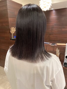 ジャム(Jam) 切りっぱなしロブ×グレージュカラー★中村大輔