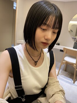 ヤイエ 青山店(yiye) #髪質改善#酸性ストレート#ボブ#縮毛矯正#ストレート