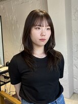 コフィー バイ メルト 吉祥寺(cofy by melt)&nbsp;【中澤彩乃】レイヤーカットロングハッシュカットベージュカラー