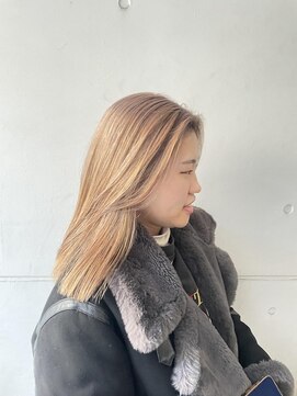 アオ(AO。) ハイトーンカラー/ベージュカラー/ミルクティーベージュカラー