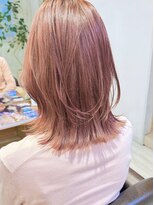 レイラバイアフロート 吉祥寺(Lila by afloat)&nbsp;オレンジピンク/コーラルピンク/ピンクカラー/レイヤーカット
