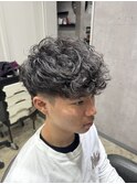 滋賀/南草津/メンズ美容室/波巻きツイストスパイラルパーマ