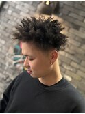 スパイキーショートアフロ