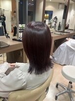 アウラ(AURA)&nbsp;ラベンダーカラーブリーチなしダブルカラーむらさきカラー