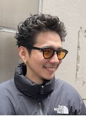 ツイストスパイラルパーマショートレイヤーマッシュツーブロック