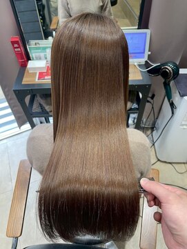 アリアツイン バイ エクラート 池袋西口店(ARiA TWiN by ECLART) 髪質改善ベージュカラー[縮毛矯正][髪質改善]