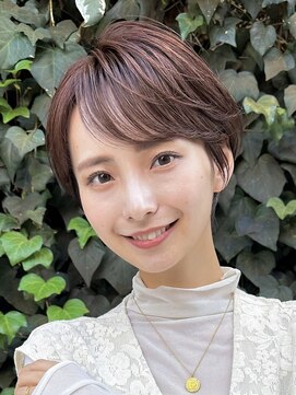 エルヘアメゾン(el. hair maison) ピンクブラウン＊マッシュショート＊ショートレイヤー＊髪質改善