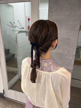 ハイル(KHAIR) 編みおろしアレンジ