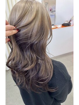 ルーツカラー/ロングレイヤー/デザインカラー