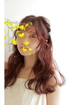 メルカ 天王寺(melca.) レイヤーカット/顔まわりカット/ロングヘア/ロングレイヤー