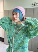【D'na×古屋】水色×ショート