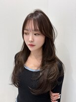 コアレス キョウト(COALESS kyoto)&nbsp;韓国ヘア/レイヤーカット/顔まわりカット/Instagram @ken__gucci