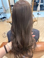 ユニ バイ マグ 長野店(Uni.by Mag)&nbsp;大人可愛いブリーチなし透明感カラーグレージュ