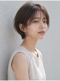 蕨駅レイヤーボブ30代40代透明感カラー小顔/白髪