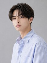 メンズ レガロ 八尾(MEN'S regalo)&nbsp;韓国マッシュセンターパートダウンパーマニュアンスパーマウルフ