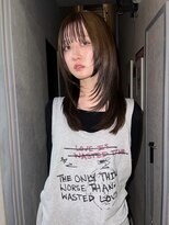 シロ(siro)&nbsp;ストレートレイヤーとブリーチなしデザインカラー