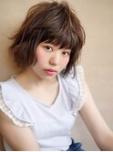 外ハネショートボブ【メルトアッシュ】