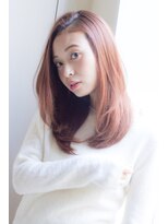 簡単スタイリングのナチュラルストレート☆