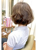 ヘアー カフェ コトノハ(hair cafe kotonoha) 【コトノハ】クラシカル ラフさと甘さが可愛い 小顔ボブ