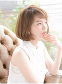 大人可愛いショートバング×美シルエットボブ☆