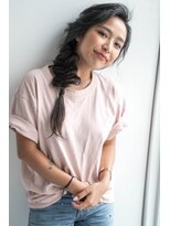 ルアナ ヘア アンド トリートメント(Luana)&nbsp;【Luana　難波】編みおろしルーズアレンジ