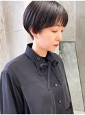 マッシュ伸ばしかけショート刈り上げショートボブ