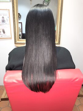 カンナヘアーメゾン(Canna hair maison) 20代30代40代黒髪暗髪艶髪ストレートロング