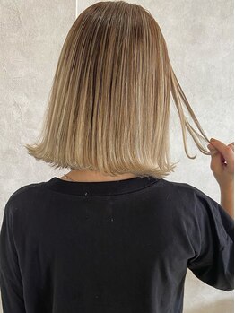 ヘアメイク ポーション(Hair make potion)の写真/前処理から中間・後処理までダメージレスを追求した《potion》の大人気"新美髪改善カラー"