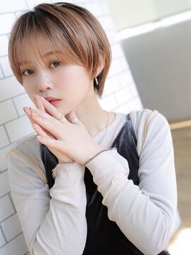 アグ ヘアー クーヴェル 泉大津店(Agu hair couver) 《Agu hair》うざバング×春ショート
